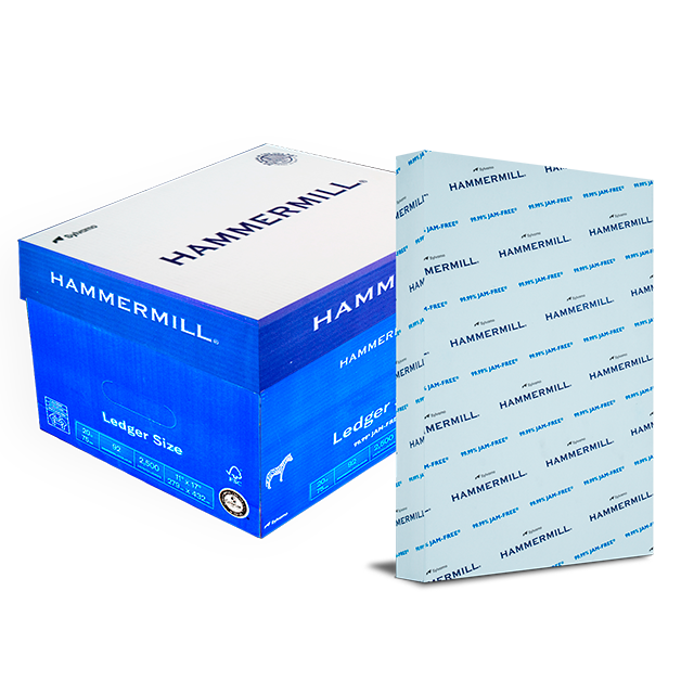 HAMMERMILL PAPEL BOND 75 GRS T/DOBLE CARTA CAJA C/2500