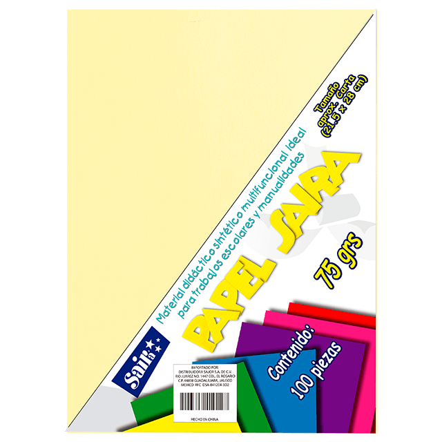 PAPEL BOND #16 CREMA T/C C/100