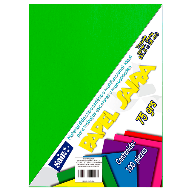 PAPEL BOND #19 VERDE T/C C/100