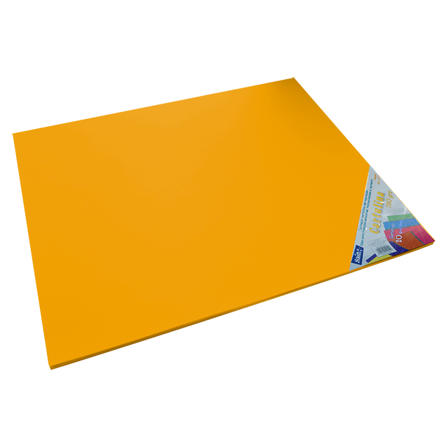 CARTULINA PAQ C/10 C-39 GUALDA 50X65 180 GM