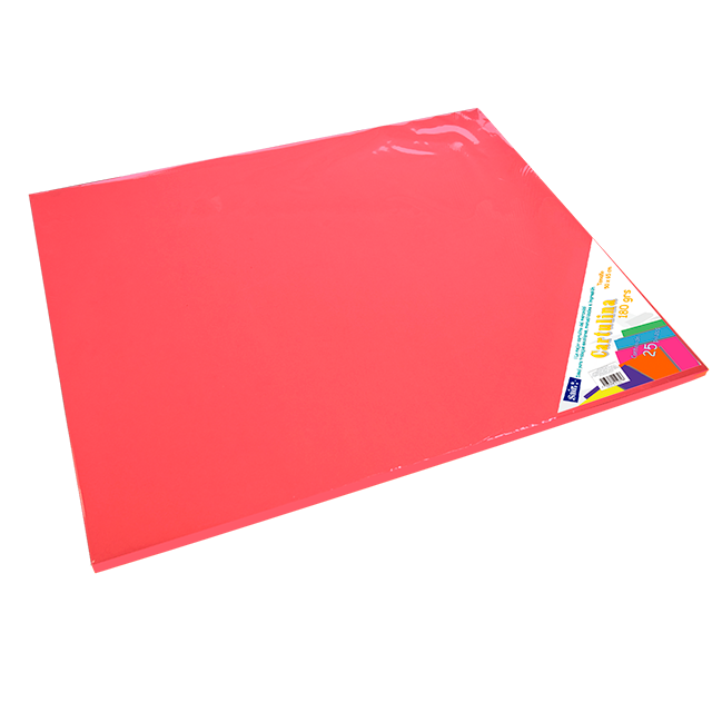 CARTULINA PAQ C/25 C-35 CORAL 50X65 180 GM