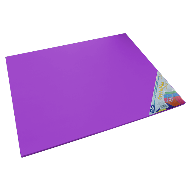 CARTULINA PAQ C/25 C-45 VIOLETA 50X65 180 GM