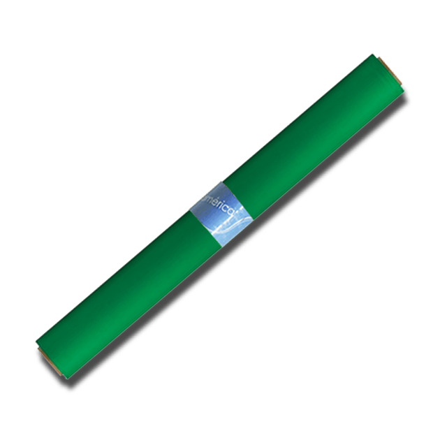SILUETA PAPEL EUROMAC VERDE BRILLANTE ROLLO 25 MTS