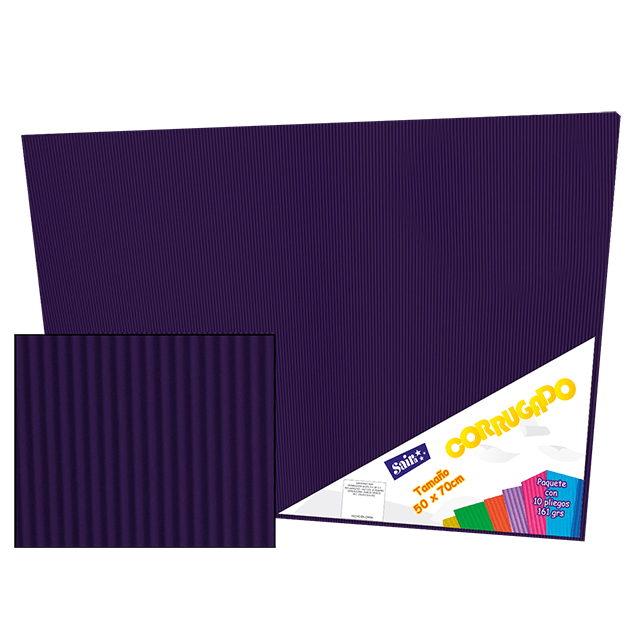 CORRUGADO 50X70 161-18 UVA PQT C/10