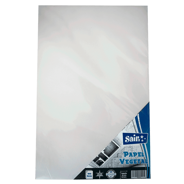 PAPEL VEGETAL 90/95 GR T/OFICIO PQT C/100
