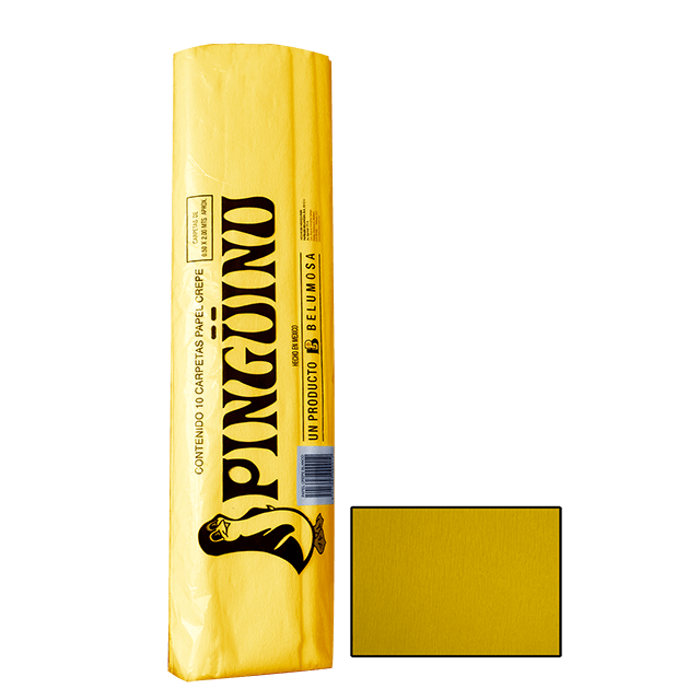 PINGUINO PAPEL CREPE 37 MANGO CAJA C/250