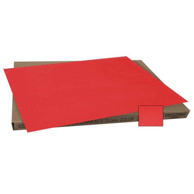 CHINA PAPEL BELUMOSA MILLAR 10 ROJO BANDERA