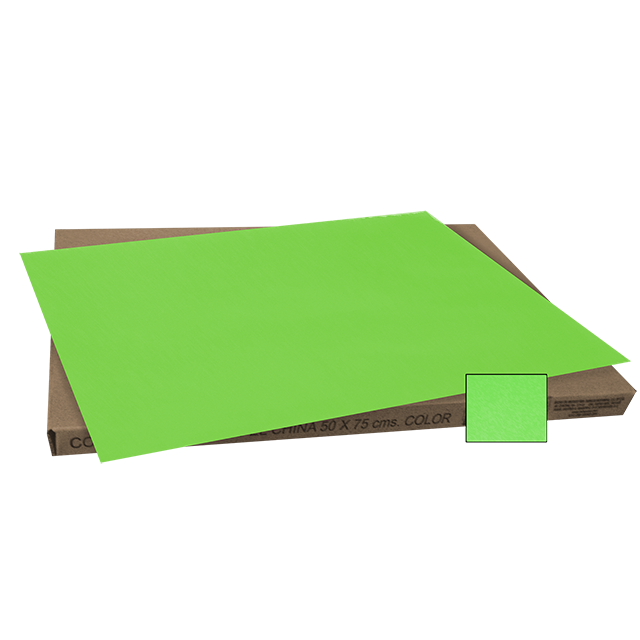 CHINA PAPEL BELUMOSA MILLAR 18 VERDE LIMON