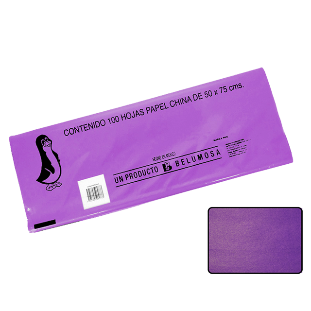 CHINA PAPEL BELUMOSA 10 C/100 13 MORADO