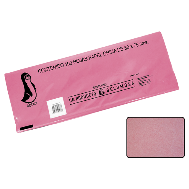 CHINA PAPEL BELUMOSA 10 C/100 23 ROSA