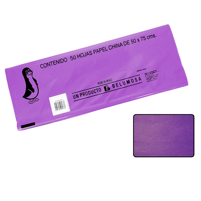CHINA PAPEL BELUMOSA 20 C/50 NO.13 MORADO