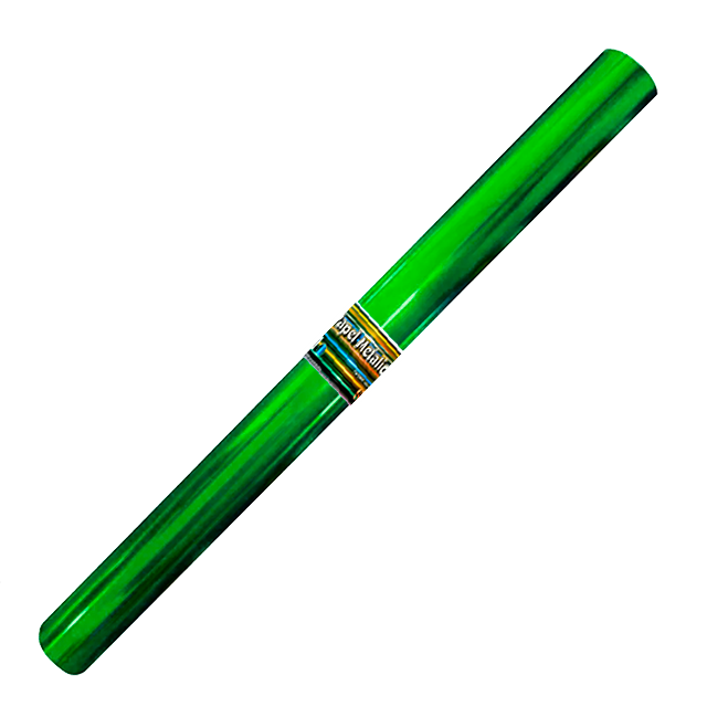 METALICO PAPEL ROLLO 25 MTS VERDE