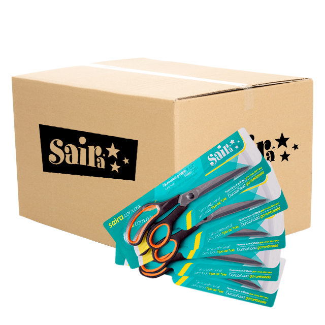 TIJERA PROFESIONAL TODO TIPO DE TELA  9 1/2 TJ-011  CJA C/12 PZAS