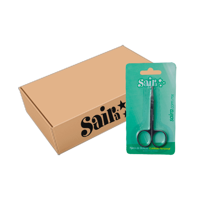 TIJERA DE BELLEZA CUIDADO PERSONAL TJ-022  CAJA C/12 PZAS