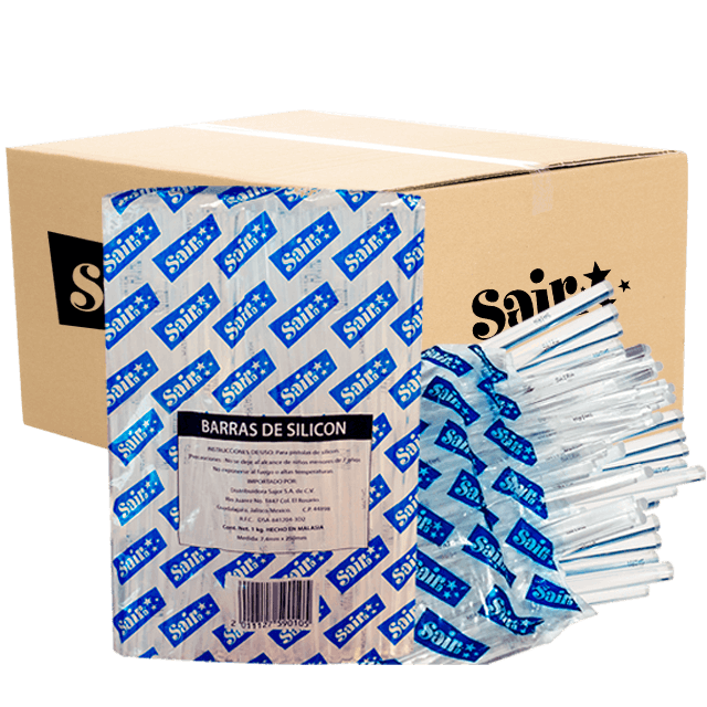 SILICON DELGADO LARGO C/10 KG 7.4 X 250MM