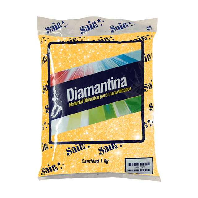 DIAMANTINA GRUESA 1 KGR #25 AMARILLO IRISADO