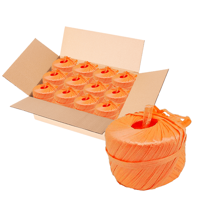 RAFIA TOYO BOLA 100 GR 7 NARANJA CAJA C/200