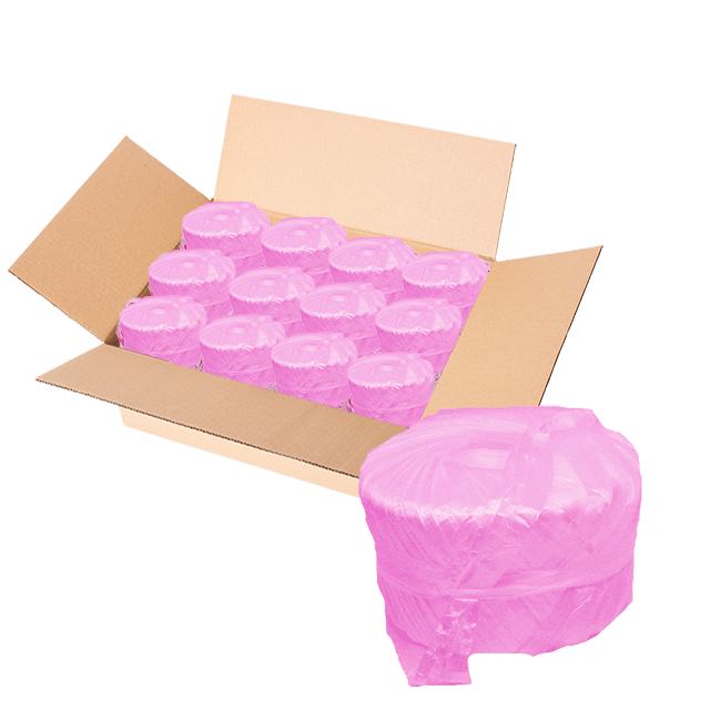 RAFIA TOYO BOLA 100 GR 9A ROSA PASTEL CAJA C/200