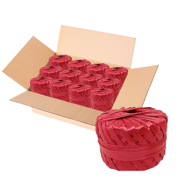 RAFIA TOYO BOLA 100 GR 9B ROSA METALICO CAJA C/200