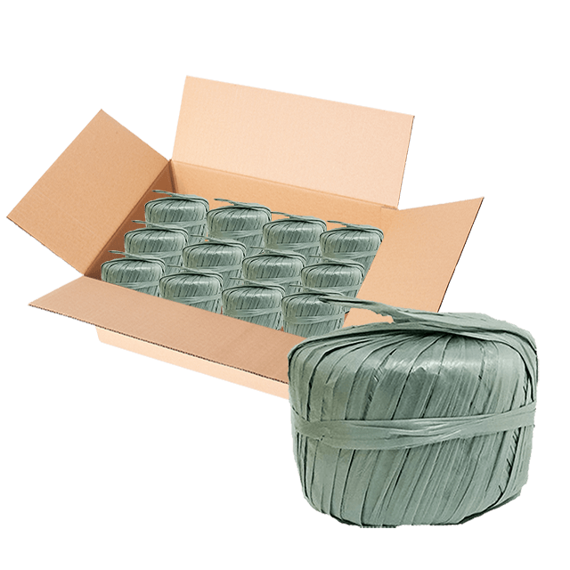 RAFIA TOYO BOLA 100 GR 21 PLATA CAJA C/200