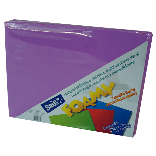 FOAMY T/C #22 MORADO C/24