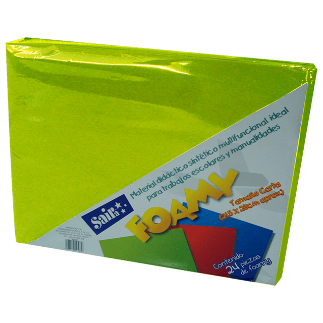 FOAMY T/C #28 VERDE LIMON C/24