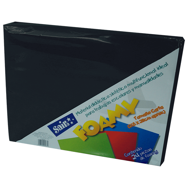 FOAMY T/C #31 NEGRO C/24