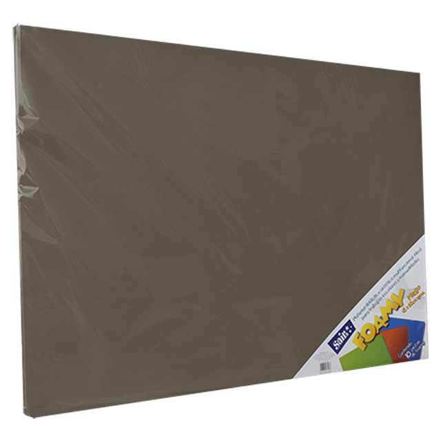 FOAMY 43X56 #14 CHOCOLATE C/10