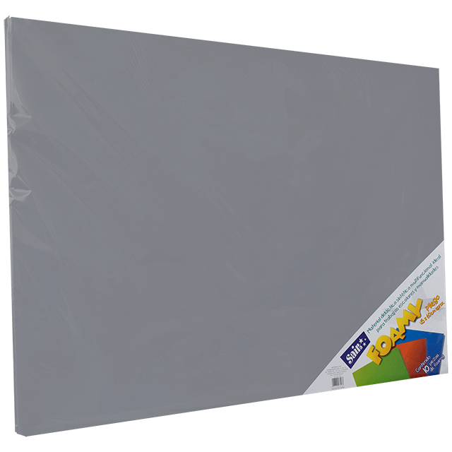 FOAMY 43X56 #19 GRIS C/10