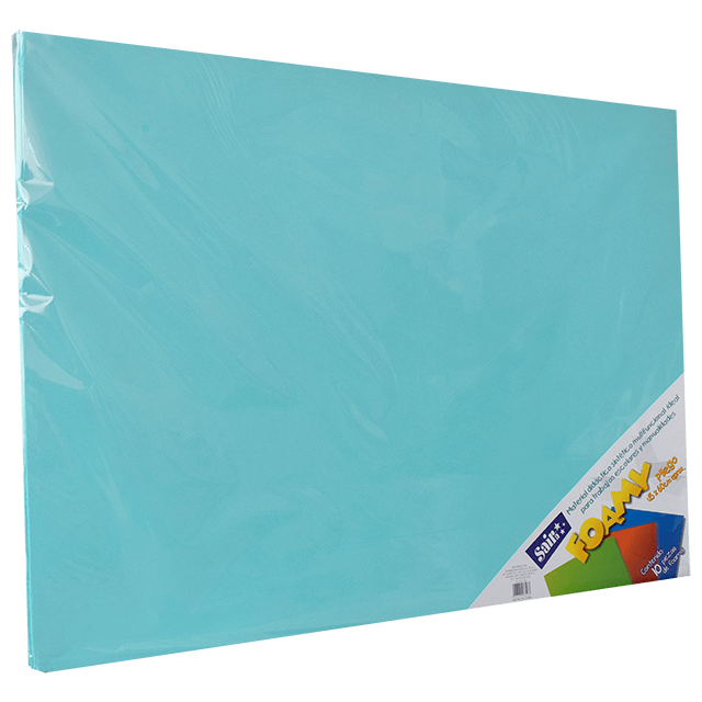 FOAMY 43X56 # 35 AZUL PASTEL C/10