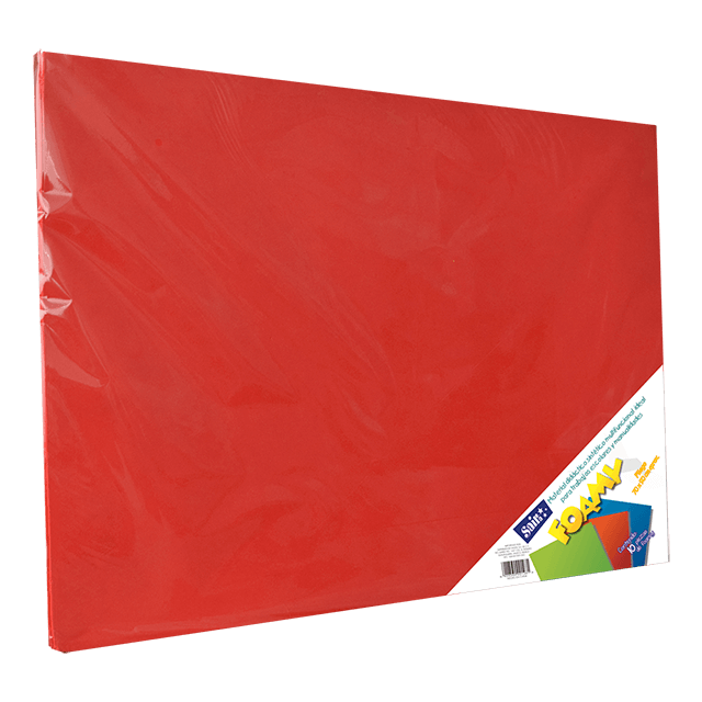 FOAMY 70X90 #01 ROJO C/10