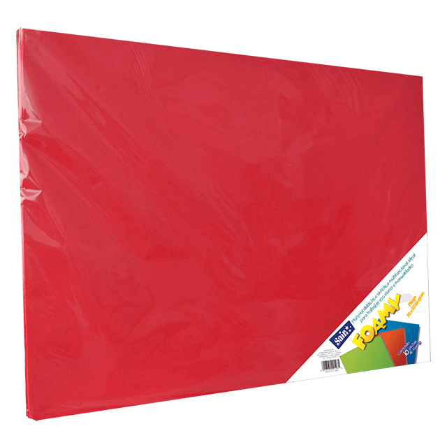FOAMY 70X90 #02 ROJO BANDERA C/10