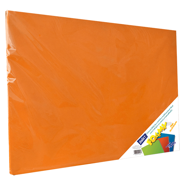 FOAMY 70X90 #11 NARANJA C/10