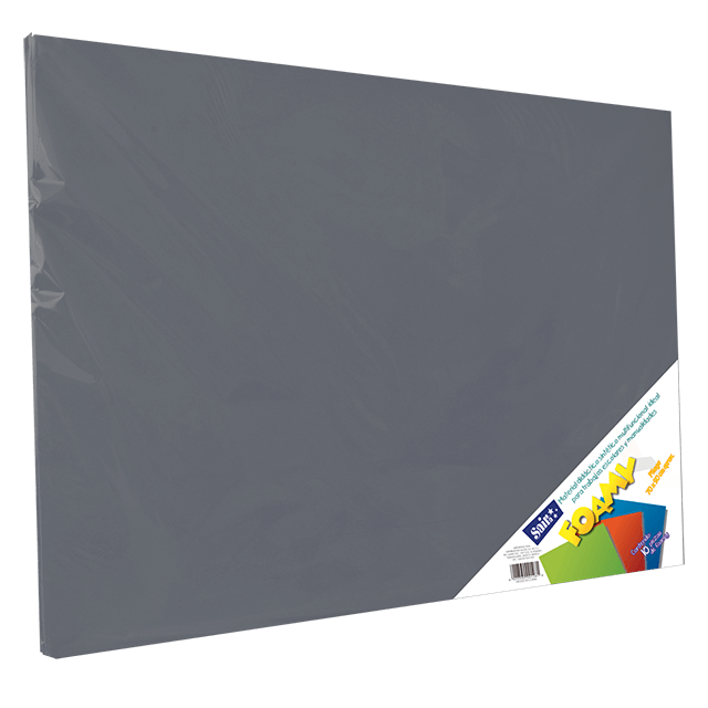 FOAMY 70X90 #20 GRIS OBSCURO C/10