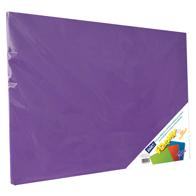 FOAMY 70X90 #22 MORADO C/10