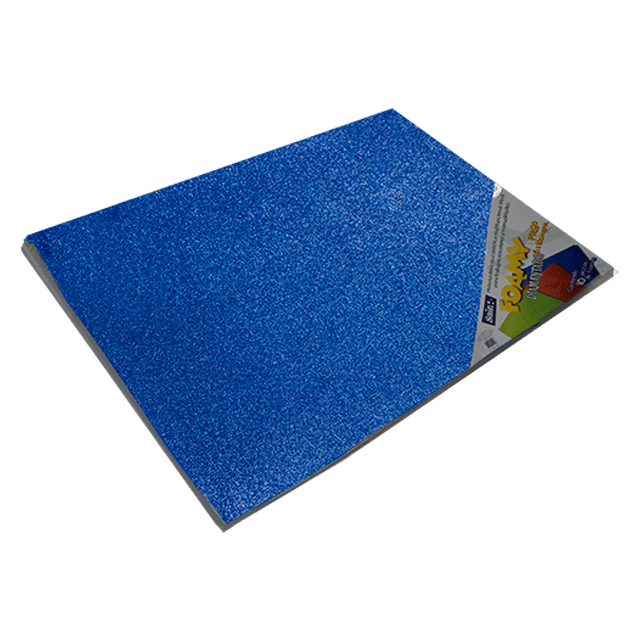 FOAMY DIAMANTADO 43X56 03 COBALTO PQT C/10