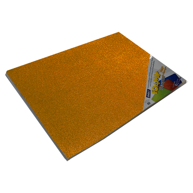 FOAMY DIAMANTADO 43x56  20 COBRE PQT C/10