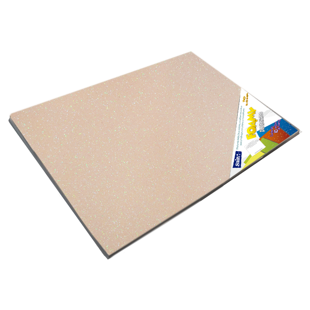 FOAMY DIAMANTADO 43X56 # 36 CARNE CLARO C/10