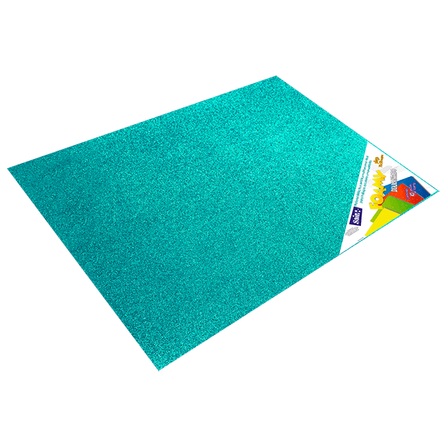 FOAMY DIAMANTADO 70X90 #16 AZUL PASTEL C/10