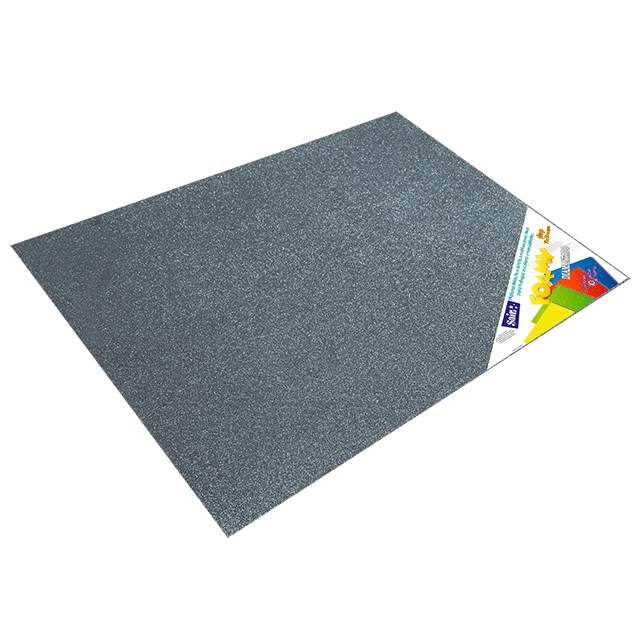FOAMY DIAMANTADO 70X90 #17 GRIS C/10