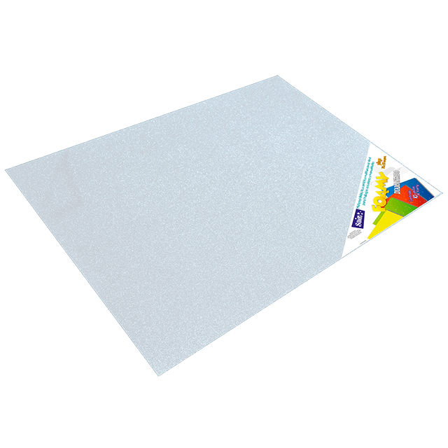 FOAMY DIAMANTADO 70X90 #26 BLANCO C/10