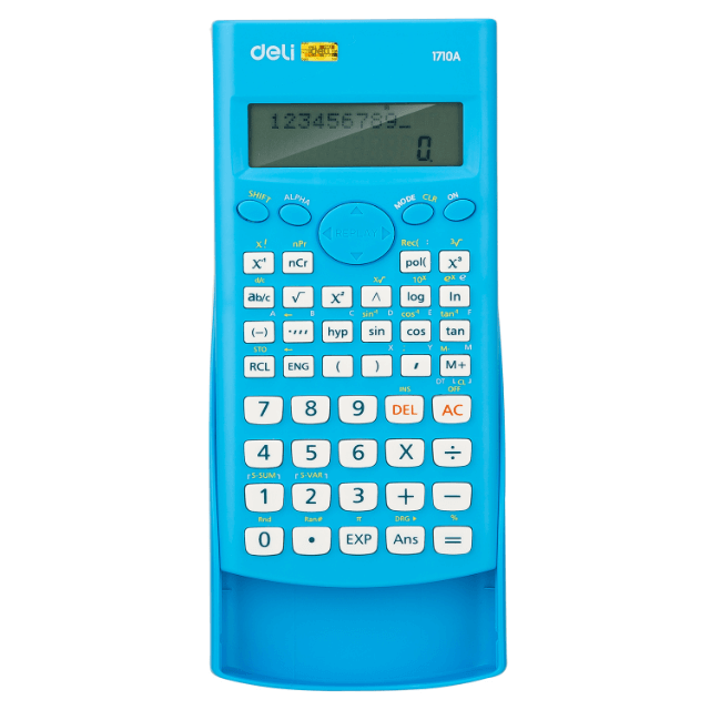 Deli 1710A Calculadora Científica azul pza