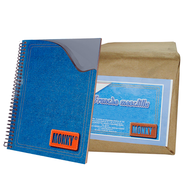 CUADERNO FRANCES BLANCO 100 HOJAS PAQ. C/50