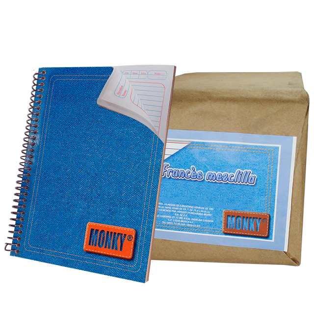 CUADERNO FRANCES RAYA 100 HOJAS PAQ. C/50