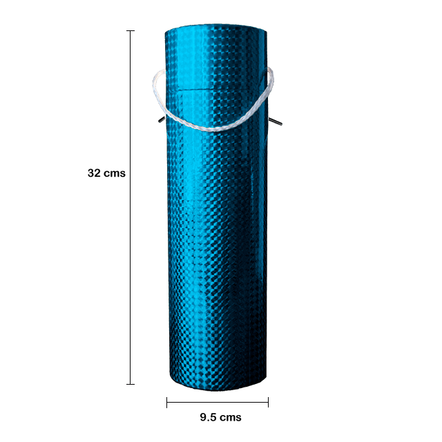 BOTE PARA REGALO 32 CM AZUL PZA