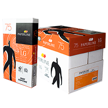 PAPERLINE PAPEL BOND 75 GRS T/OFICIO AMERICANO 21.6X35.6 CM 97% BLANCURA C/2500