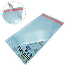 PAPEL COREANO 57X57 DISEÑO MARCOS LETRAS 01 ROSA CLARO PQT C/10