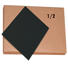 ILUSTRACION CARTULINA NACIONAL NEGRO 1/2 PAQ. C/50