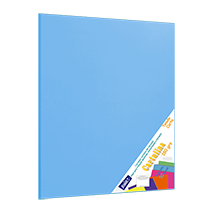 CARTULINA PAQ C/50 C-42 AZUL PASTEL T/CARTA 180 GM
