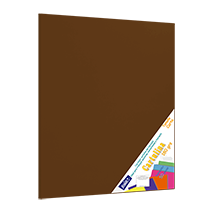 CARTULINA PAQ C/50 C-53 MARRON T/CARTA 180 GM